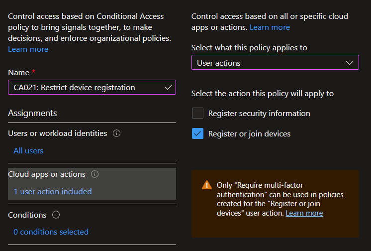 Intune - Using Access Packages to Enable User Device Enrollment