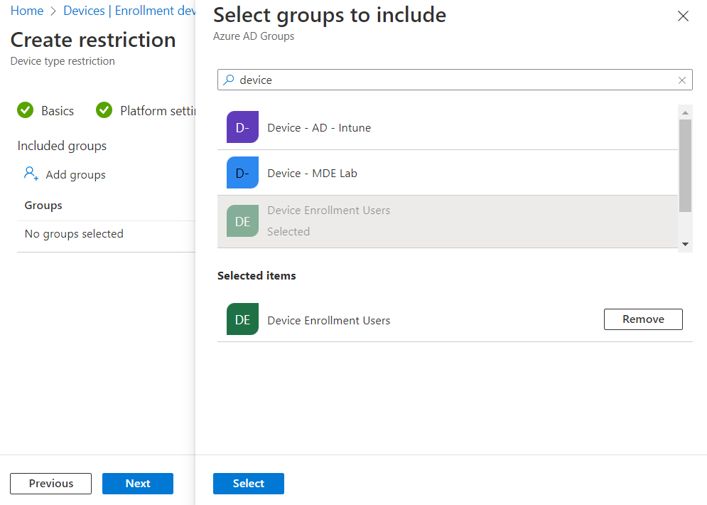 Intune - Using Access Packages to Enable User Device Enrollment