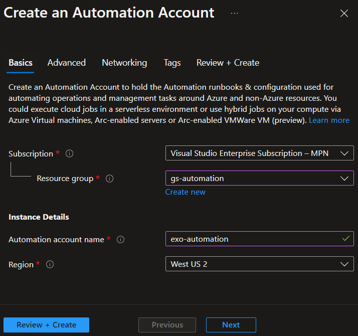 Azure Automation - Advanced Auditing
