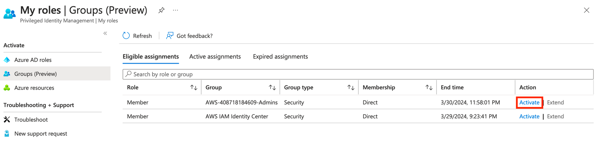 AWS - Integrating PIM with Azure AD SSO for AWS Single-Account Access
